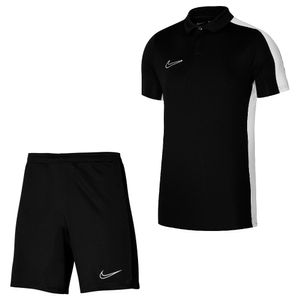 Nike Dri-FIT Academy 23 Polo Trainingsset Zwart Wit