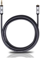 Oehlbach: i-Connect 3,5mm Jackplug (f)-(m) - 3 meter - Zwart - thumbnail