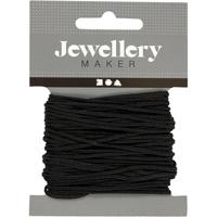 Creativ Company Macramé koord, dikte 2 mm, zwart, 8 m/ 1 rol