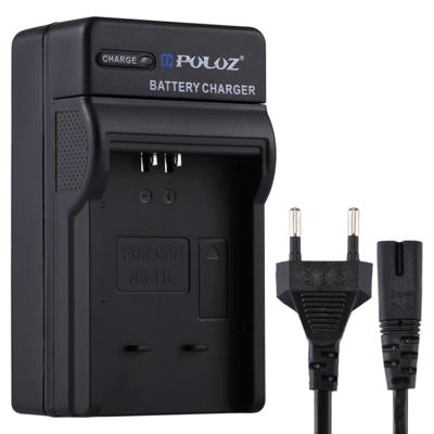 PULUZ EU Plug batterijlader met kabel voor Canon NB - 11L accu