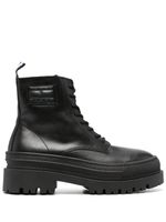 Tommy Jeans bottines Foxing à lacets - Noir