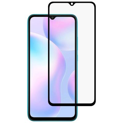 Voor Xiaomi Redmi 9i Full Glue Full Screen Tempered Glass Film