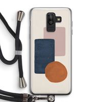 Geo #3: Samsung Galaxy J8 (2018) Transparant Hoesje met koord