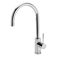 Keukenkraan Tres Max | Opbouw | 360° Draaibaar | Mengkraan | 1-hendel | Rond | Chroom