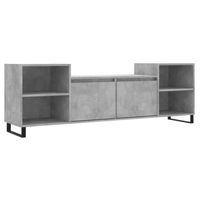 vidaXL Tv-meubel 160x35x55 cm bewerkt hout betongrijs