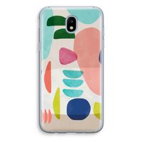 Bold Rounded Shapes: Samsung Galaxy J5 (2017) Transparant Hoesje