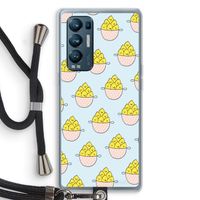 Citroenen: Oppo Find X3 Neo Transparant Hoesje met koord