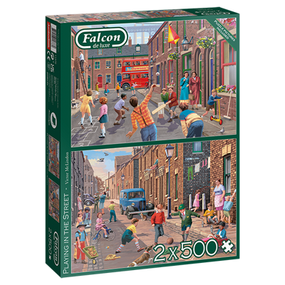 Playing in the Street Puzzel 2x 500 Stukjes