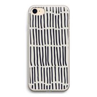 Moroccan stripes: iPhone 7 Transparant Hoesje