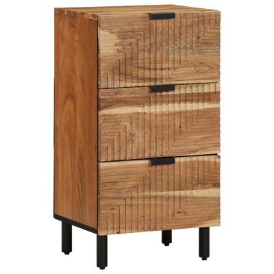 Dressoir met plank Bruin 40 x 33 x 75 cm Massief acaciahout