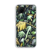 Tropical Palms Dark: Huawei P40 Lite Transparant Hoesje