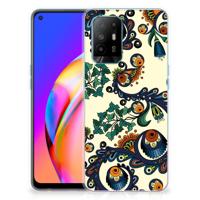 Siliconen Hoesje OPPO A94 5G | Reno5 Z Barok Flower Siliconen Hoesje OPPO A94 5G | Reno5 Z Barok Flower
