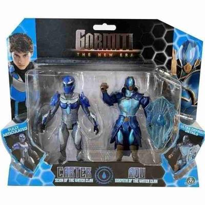 Figurendoos - GORMITI - Scion en Gormiti geassocieerd Water - Carter en Aqu - 15 cm - vanaf 4 jaar oud - GRV194