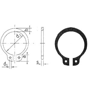 As-zekeringsring Reely Geschikt voor asdiameter: 8 mm 20 stuk(s)