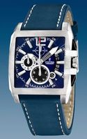 Horlogeband Festina F16393 / F16393-A Leder Blauw 24mm