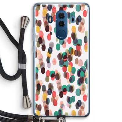 Tropical Dots: Huawei Mate 10 Pro Transparant Hoesje met koord