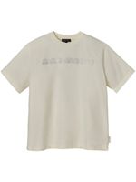 Marc Jacobs t-shirt en coton à ornements en cristal - Tons neutres