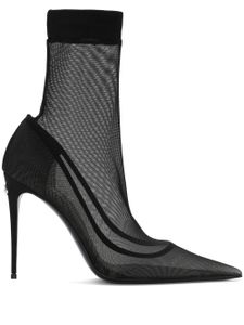 Dolce & Gabbana bottines en tulle KIM DOLCE&GABBANA - Noir