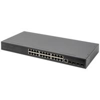 Digitus DN-80223 netwerk-switch Managed L3 Gigabit Ethernet (10/100/1000) 1U Zwart - thumbnail