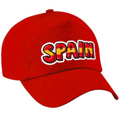 Spanje landen voetbal pet rood volwassenen EK / WK