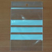 100 Gripzakjes 60 x 80 mm met schrijfvlak 90 micron