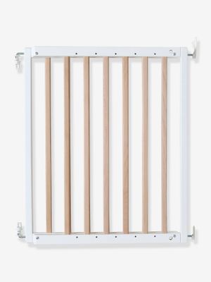 Houten veiligheidshekje voor kinderen naturel/wit