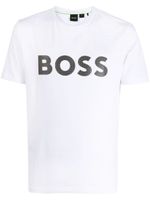 BOSS t-shirt à logo imprimé - Blanc - thumbnail