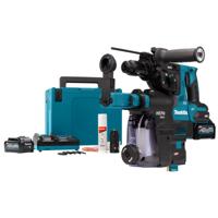 Makita HR002GM204 Accu combihamer SDS-Plus 2,9J + snelwisselboorkop + stofafzuiging AWS XGT 40V Max 4.0Ah in Mbox