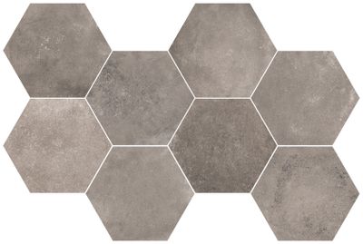 Flaviker Backstage Wandtegel | 29.2x51 cm | Gerectificeerd | Betonlook | Mat Antraciet