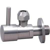 Hoekstopkraan Xellanz Minimal | 3/8"x3/8" of knel 10 mm | Geborsteld staal PVD Hoekstopkraan Xellanz Minimal | 3/8"x3/8" of knel 10 mm | Geborsteld staal PVD