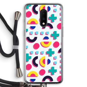 8-bit N°2: OnePlus 7 Transparant Hoesje met koord