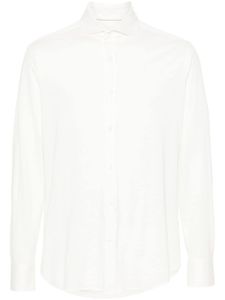 Brunello Cucinelli chemise à col italien - Blanc