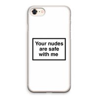 Safe with me: iPhone 8 Transparant Hoesje
