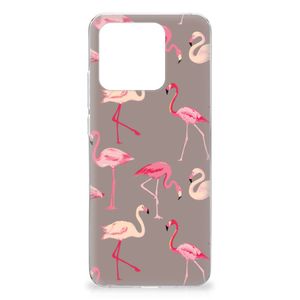 Xiaomi Redmi 10C TPU Hoesje Flamingo