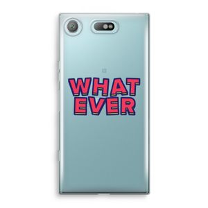 Whatever: Sony Xperia XZ1 Compact Transparant Hoesje