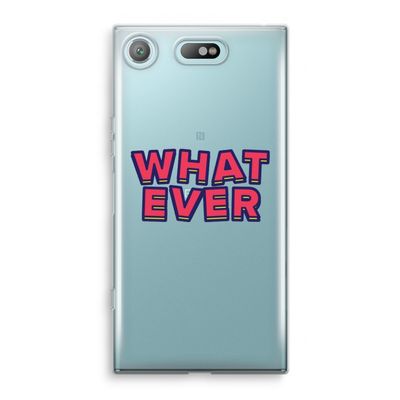 Whatever: Sony Xperia XZ1 Compact Transparant Hoesje