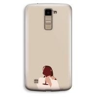 I drink wine: LG K10 (2016) Transparant Hoesje