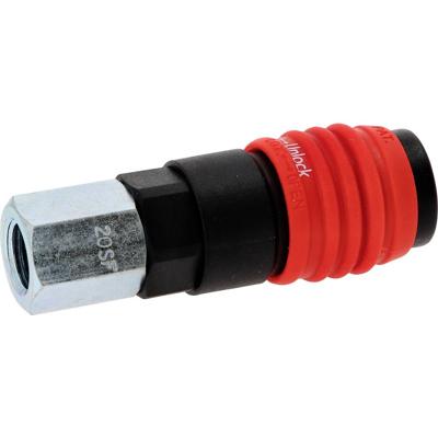 3-in-1 universele persluchtveiligheidskoppeling met 1/4 IG KS Tools 999.9105