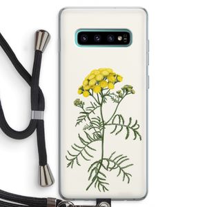 Tansy: Samsung Galaxy S10 Plus Transparant Hoesje met koord
