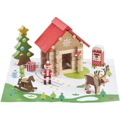 Santa's Cabin - Bouwspel - JEUJURA - 60 stukjes