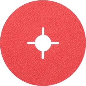 PFERD TOOLS 64182125 Keramische korrel fiberschijf Ø 125 mm Co-Cool 120 voor koel slijpen op roestvrij staal Diameter 125 mm