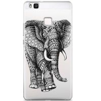 Huawei P9 Lite transparant hoesje - Olifant
