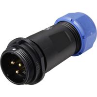 Weipu SP2111 / P 3 I Ronde connector Stekker, recht Totaal aantal polen: 3 Serie (ronde connectoren): SP21 1 stuk(s)