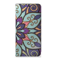 Samsung Galaxy A13 (5G) | Samsung Galaxy A04s Smart Cover Purple Flower