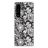 Sony Xperia 1 III | TPU Case | Black Flowers