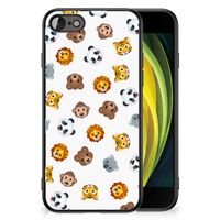 Back Case voor iPhone SE 2022 | SE 2020 | 7/8 Dieren Emojis