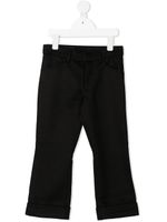 Nº21 Kids pantalon à patch logo - Noir