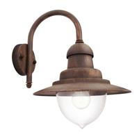 Raindrop buitenwandlamp 1-lichts brons - Philips