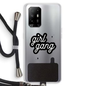 Girl Gang: Oppo A95 5G Transparant Hoesje met koord