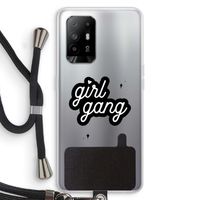 Girl Gang: Oppo A95 5G Transparant Hoesje met koord